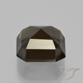 Quartz fumé Brun moyen naturelle Octogone / coupe Émeraude, 5.07 ct, VS