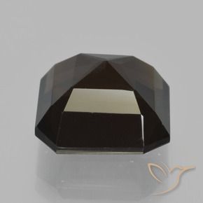 Quartz fumé Brun chocolat naturelle Octogone / coupe Émeraude, 6.26 ct, VS