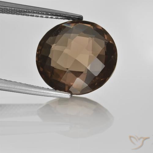 Quartz fumé Marron ambré naturelle Tour, 8.12 ct, VVS