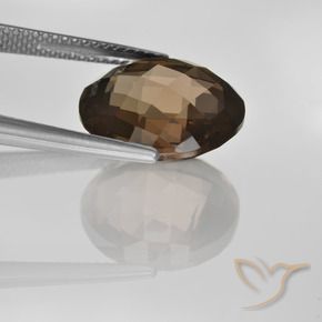 Quartz fumé Marron ambré naturelle Tour, 8.12 ct, VVS