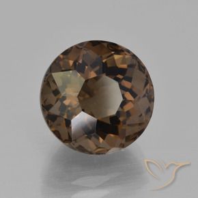 Quartz fumé Marron ambré naturelle Tour, 6.10 ct, VS