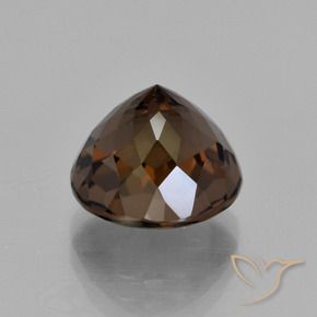 Quartz fumé Brun caryer naturelle Tour, 5.23 ct, VVS-VS