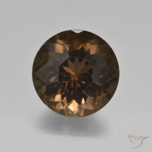 8.25ct Naturel Bleu foncé Quartz fumé, Tour, VVS-VS