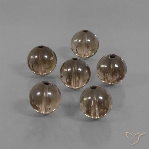 Achetez naturel 44.29ct Brun moyen-foncé Quartz fumé gems, Sphère / Boule, En provenance Brésil chez GemSelect. En stock, livraison internationale!