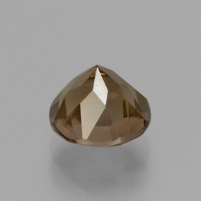 Quartz fumé Brun naturelle Coupe roude, 2.02 ct, VS