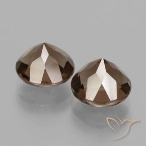 Achetez naturel 3,91ct marron quartz fumé gems, coupe roude, en provenance brésil chez gemselect. en stock, livraison internationale!