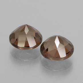 Achetez naturel 3.76ct Brun moyen Quartz fumé gems, Coupe roude, En provenance Brésil chez GemSelect. En stock, livraison internationale!