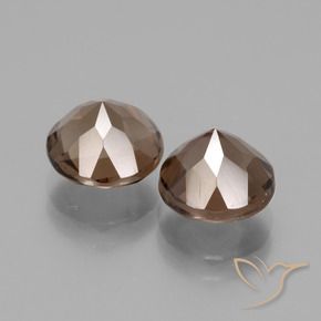 Achetez naturel 3.88ct Brun caryer Quartz fumé gems, Coupe roude, En provenance Brésil chez GemSelect. En stock, livraison internationale!
