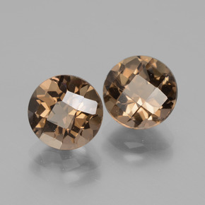 Achetez naturel 3,71ct marron quartz fumé gems, coupe roude, en provenance brésil chez gemselect. en stock, livraison internationale!