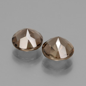 Achetez naturel 3.82ct Brun chocolat Quartz fumé gems, Coupe roude, En provenance Brésil chez GemSelect. En stock, livraison internationale!