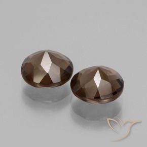 Achetez naturel 3,49ct marron quartz fumé gems, coupe roude, en provenance brésil chez gemselect. en stock, livraison internationale!