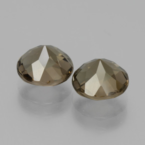 Achetez naturel 3,59ct marron quartz fumé gems, coupe roude, en provenance brésil chez gemselect. en stock, livraison internationale!