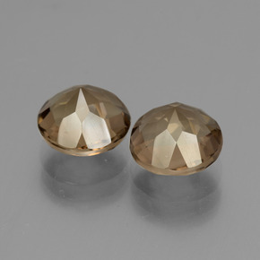 Achetez naturel 3.76ct Brun moyen-foncé Quartz fumé gems, Coupe roude, En provenance Brésil chez GemSelect. En stock, livraison internationale!