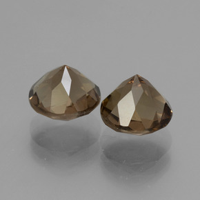 Achetez naturel 4,14ct marron quartz fumé gems, coupe roude, en provenance brésil chez gemselect. en stock, livraison internationale!