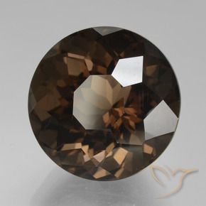 Quartz fumé Brun chocolat naturelle Tour, 10.75 ct, VVS