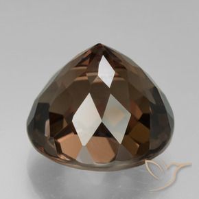 Quartz fumé Brun chocolat naturelle Tour, 10.75 ct, VVS