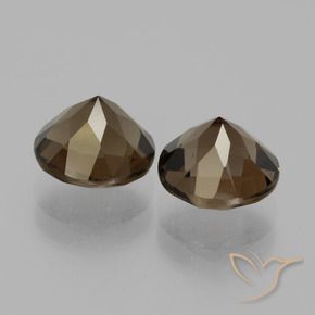 Achetez naturel 3.62ct Brun moyen Quartz fumé gems, Coupe roude, En provenance Brésil chez GemSelect. En stock, livraison internationale!