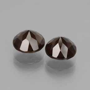 Achetez naturel 3,63ct marron quartz fumé gems, coupe roude, en provenance brésil chez gemselect. en stock, livraison internationale!