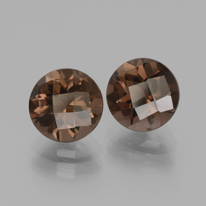 Achetez naturel 3,76ct marron quartz fumé gems, coupe roude, en provenance brésil chez gemselect. en stock, livraison internationale!