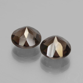 Achetez naturel 3,60ct marron quartz fumé gems, coupe roude, en provenance brésil chez gemselect. en stock, livraison internationale!