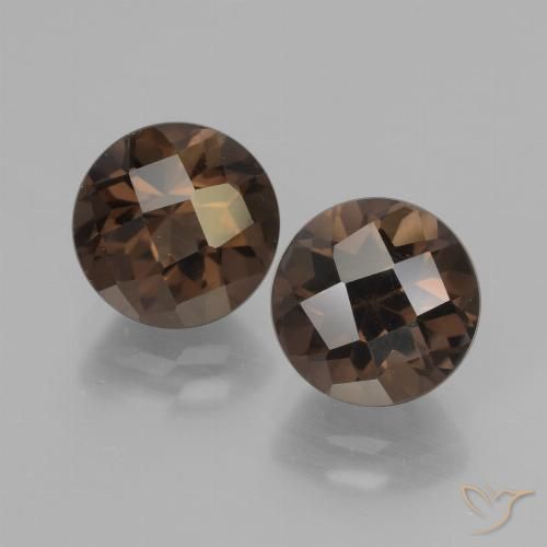 Shop natural 4.13ct Marron foncé Quartz fumé gems, Tour, from Brésil at GemSelect. In stock, global shipping!