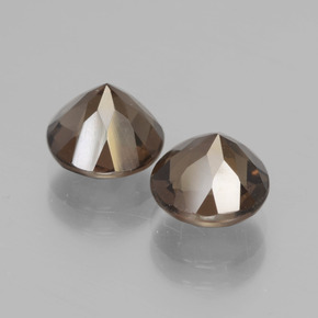 Achetez naturel 4.01ct Brun Quartz fumé gems, Coupe roude, En provenance Brésil chez GemSelect. En stock, livraison internationale!