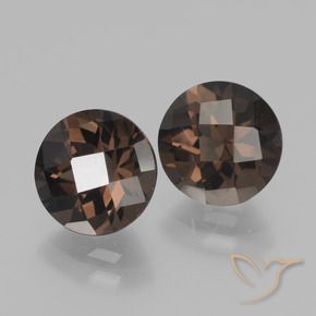 Achetez naturel 3,71ct marron quartz fumé gems, coupe roude, en provenance brésil chez gemselect. en stock, livraison internationale!