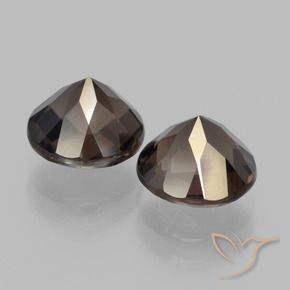 Achetez naturel 3,71ct marron quartz fumé gems, coupe roude, en provenance brésil chez gemselect. en stock, livraison internationale!