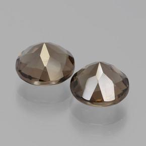 Achetez naturel 3.72ct Brun caryer Quartz fumé gems, Coupe roude, En provenance Brésil chez GemSelect. En stock, livraison internationale!