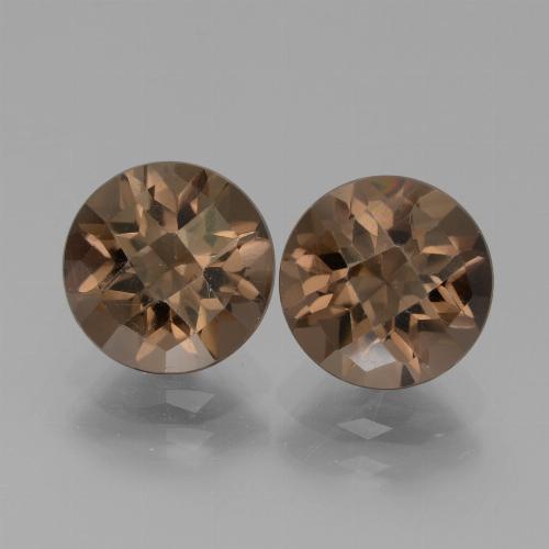 Achetez naturel 3.59ct Brun Quartz fumé gems, Coupe roude, En provenance Brésil chez GemSelect. En stock, livraison internationale!