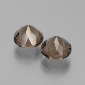 Achetez naturel 3,53ct marron chaud quartz fumé gems, coupe roude, en provenance brésil chez gemselect. en stock, livraison internationale!
