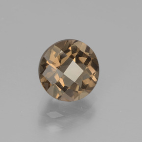 Quartz fumé Brun naturelle Coupe roude, 1.89 ct, VS