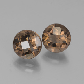 Achetez naturel 3.79ct Brun pain d'épices Quartz fumé gems, Coupe roude, En provenance Brésil chez GemSelect. En stock, livraison internationale!