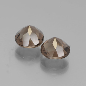 Achetez naturel 3.79ct Brun pain d'épices Quartz fumé gems, Coupe roude, En provenance Brésil chez GemSelect. En stock, livraison internationale!