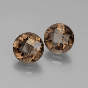Achetez naturel 3,59ct marron quartz fumé gems, coupe roude, en provenance brésil chez gemselect. en stock, livraison internationale!