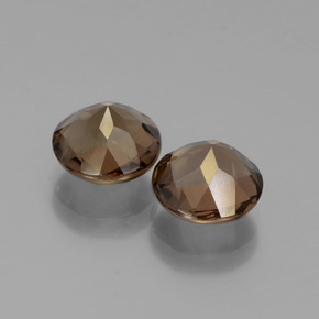 Achetez naturel 3,59ct marron quartz fumé gems, coupe roude, en provenance brésil chez gemselect. en stock, livraison internationale!