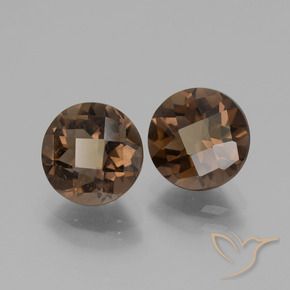 Achetez naturel 3,66ct marron quartz fumé gems, coupe roude, en provenance brésil chez gemselect. en stock, livraison internationale!