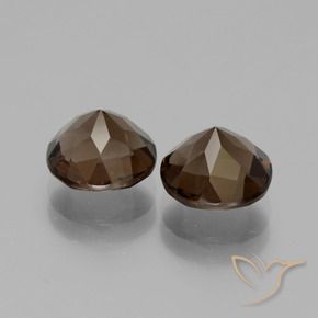 Achetez naturel 3,66ct marron quartz fumé gems, coupe roude, en provenance brésil chez gemselect. en stock, livraison internationale!