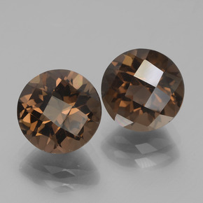 Achetez naturel 3.97ct Brun moyen Quartz fumé gems, Coupe roude, En provenance Brésil chez GemSelect. En stock, livraison internationale!