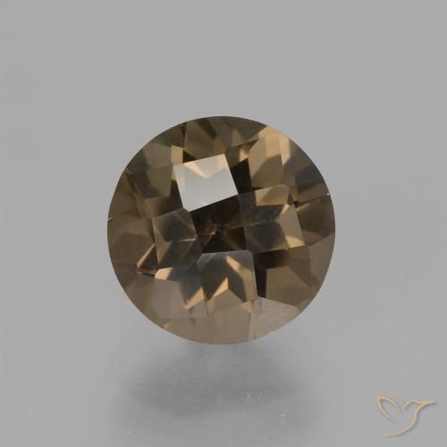 2.00ct Naturel Moka léger Quartz fumé, Tour, VVS-VS