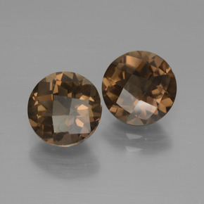 Achetez naturel 3,54ct marron quartz fumé gems, coupe roude, en provenance brésil chez gemselect. en stock, livraison internationale!