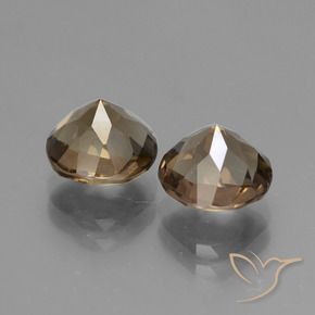 Achetez naturel 3,58ct marron quartz fumé gems, coupe roude, en provenance brésil chez gemselect. en stock, livraison internationale!