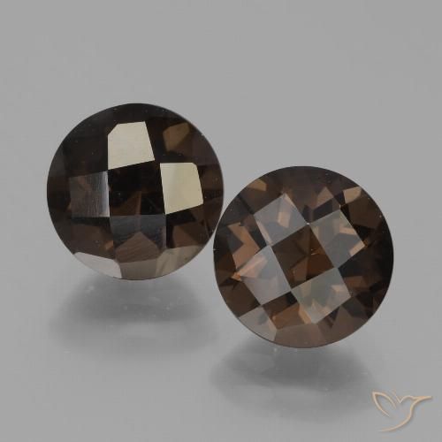 Shop natural 3.76ct Marron foncé Quartz fumé gems, Tour, from Brésil at GemSelect. In stock, global shipping!