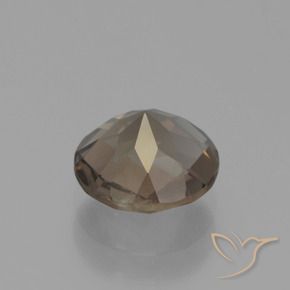 Quartz fumé Moka léger naturelle Tour, 1.40 ct, VS
