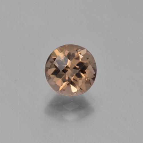 Quartz fumé marron naturelle coupe roude, 1,78 ct, VVS-VS