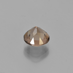 Quartz fumé marron naturelle coupe roude, 1,78 ct, VVS-VS