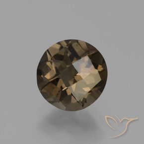 Quartz fumé Moka léger naturelle Tour, 1.60 ct, VS-SI