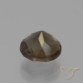 Quartz fumé Moka léger naturelle Tour, 1.60 ct, VS-SI