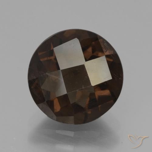 Quartz fumé Marron ambré naturelle Tour, 2.84 ct, VS-SI