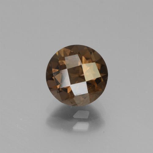 Quartz fumé Brun chocolat naturelle Coupe roude, 1.65 ct, VS-SI